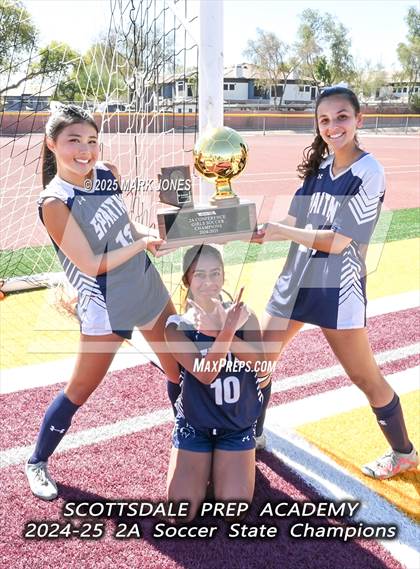 Thumbnail 3 in Scottsdale Christian Academy vs. Scottsdale Preparatory Academy (AIA 2A Final - Awards) photogallery.