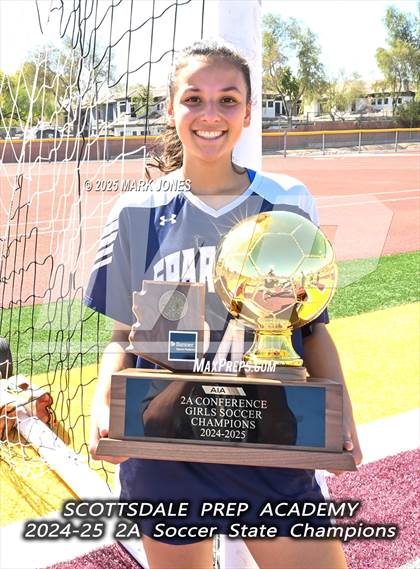 Thumbnail 3 in Scottsdale Christian Academy vs. Scottsdale Preparatory Academy (AIA 2A Final - Awards) photogallery.