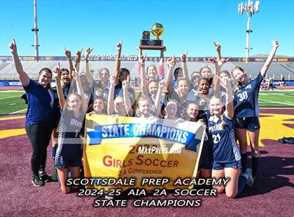 Thumbnail 1 in Scottsdale Christian Academy vs. Scottsdale Preparatory Academy (AIA 2A Final - Awards) photogallery.
