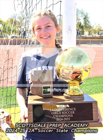 Thumbnail 2 in Scottsdale Christian Academy vs. Scottsdale Preparatory Academy (AIA 2A Final - Awards) photogallery.