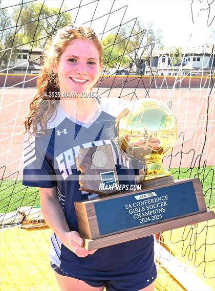 Thumbnail 2 in Scottsdale Christian Academy vs. Scottsdale Preparatory Academy (AIA 2A Final - Awards) photogallery.