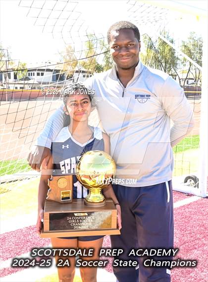 Thumbnail 3 in Scottsdale Christian Academy vs. Scottsdale Preparatory Academy (AIA 2A Final - Awards) photogallery.