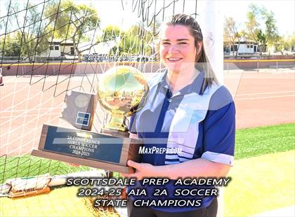 Thumbnail 3 in Scottsdale Christian Academy vs. Scottsdale Preparatory Academy (AIA 2A Final - Awards) photogallery.
