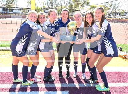 Thumbnail 3 in Scottsdale Christian Academy vs. Scottsdale Preparatory Academy (AIA 2A Final - Awards) photogallery.