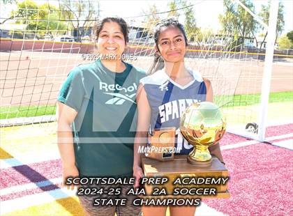 Thumbnail 2 in Scottsdale Christian Academy vs. Scottsdale Preparatory Academy (AIA 2A Final - Awards) photogallery.