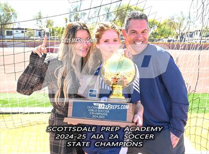 Thumbnail 3 in Scottsdale Christian Academy vs. Scottsdale Preparatory Academy (AIA 2A Final - Awards) photogallery.