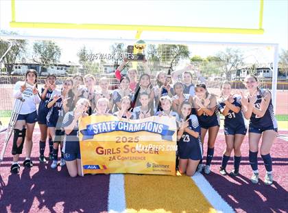 Thumbnail 2 in Scottsdale Christian Academy vs. Scottsdale Preparatory Academy (AIA 2A Final - Awards) photogallery.