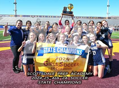 Thumbnail 3 in Scottsdale Christian Academy vs. Scottsdale Preparatory Academy (AIA 2A Final - Awards) photogallery.