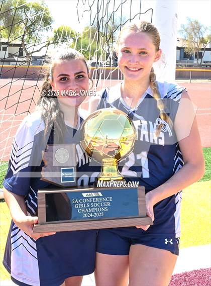 Thumbnail 3 in Scottsdale Christian Academy vs. Scottsdale Preparatory Academy (AIA 2A Final - Awards) photogallery.