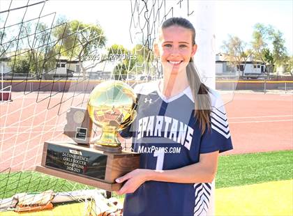 Thumbnail 3 in Scottsdale Christian Academy vs. Scottsdale Preparatory Academy (AIA 2A Final - Awards) photogallery.