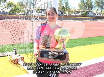Thumbnail 3 in Scottsdale Christian Academy vs. Scottsdale Preparatory Academy (AIA 2A Final - Awards) photogallery.