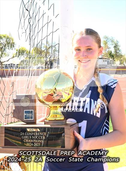 Thumbnail 3 in Scottsdale Christian Academy vs. Scottsdale Preparatory Academy (AIA 2A Final - Awards) photogallery.