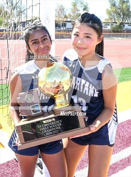 Thumbnail 1 in Scottsdale Christian Academy vs. Scottsdale Preparatory Academy (AIA 2A Final - Awards) photogallery.