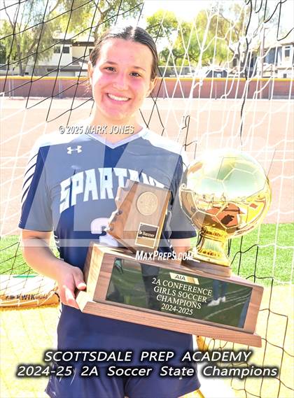 Thumbnail 1 in Scottsdale Christian Academy vs. Scottsdale Preparatory Academy (AIA 2A Final - Awards) photogallery.