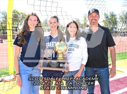 Thumbnail 2 in Scottsdale Christian Academy vs. Scottsdale Preparatory Academy (AIA 2A Final - Awards) photogallery.