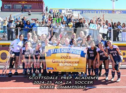 Thumbnail 2 in Scottsdale Christian Academy vs. Scottsdale Preparatory Academy (AIA 2A Final - Awards) photogallery.