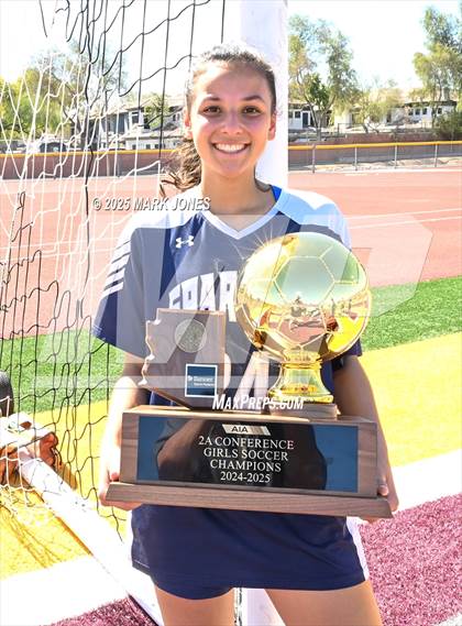 Thumbnail 2 in Scottsdale Christian Academy vs. Scottsdale Preparatory Academy (AIA 2A Final - Awards) photogallery.