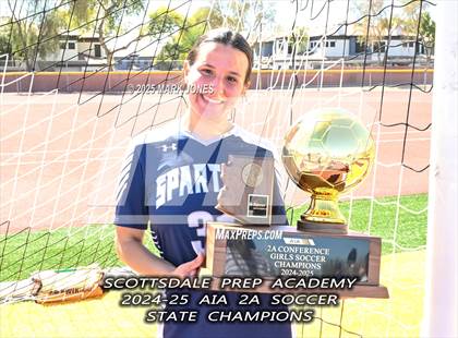 Thumbnail 2 in Scottsdale Christian Academy vs. Scottsdale Preparatory Academy (AIA 2A Final - Awards) photogallery.