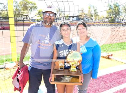 Thumbnail 3 in Scottsdale Christian Academy vs. Scottsdale Preparatory Academy (AIA 2A Final - Awards) photogallery.
