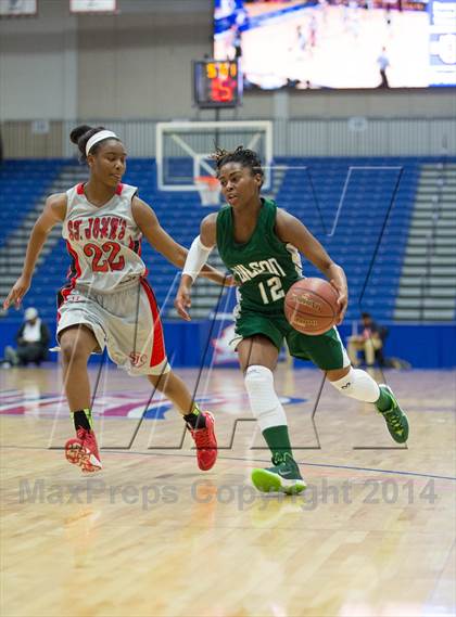 Thumbnail 2 in Wilson vs  St. John's (DCSAA Semifinal) photogallery.