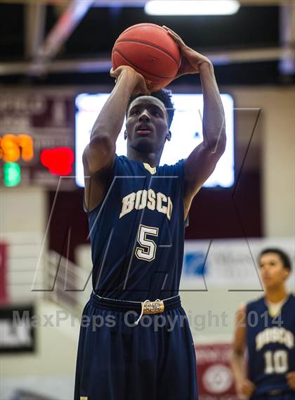 Thumbnail 2 in St. John Bosco vs. St. Frances Academy (Spalding Hoophall Classic) photogallery.
