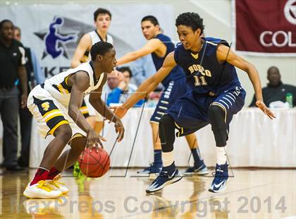 Thumbnail 3 in St. John Bosco vs. St. Frances Academy (Spalding Hoophall Classic) photogallery.
