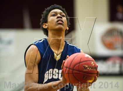 Thumbnail 2 in St. John Bosco vs. St. Frances Academy (Spalding Hoophall Classic) photogallery.