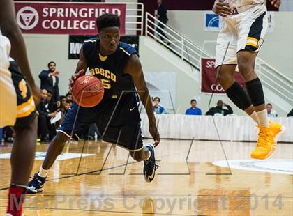 Thumbnail 3 in St. John Bosco vs. St. Frances Academy (Spalding Hoophall Classic) photogallery.