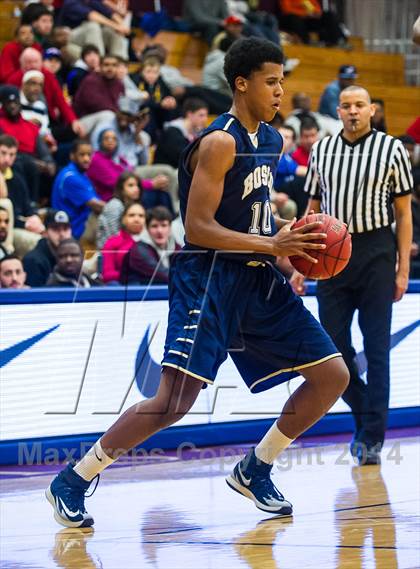 Thumbnail 2 in St. John Bosco vs. St. Frances Academy (Spalding Hoophall Classic) photogallery.