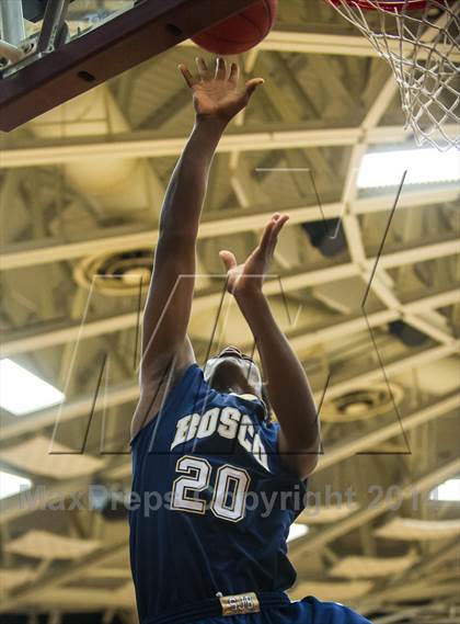 Thumbnail 2 in St. John Bosco vs. St. Frances Academy (Spalding Hoophall Classic) photogallery.