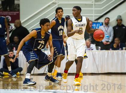 Thumbnail 3 in St. John Bosco vs. St. Frances Academy (Spalding Hoophall Classic) photogallery.