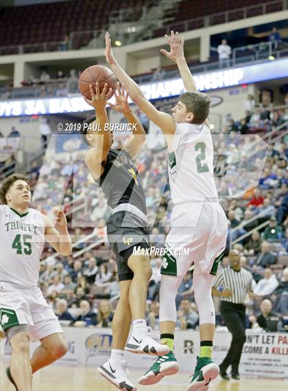 Thumbnail 2 in Trinity vs. Lincoln Park Performing Arts (PIAA 3A Championship) photogallery.