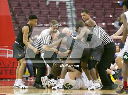 Thumbnail 2 in Trinity vs. Lincoln Park Performing Arts (PIAA 3A Championship) photogallery.