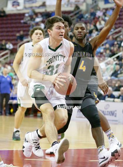 Thumbnail 2 in Trinity vs. Lincoln Park Performing Arts (PIAA 3A Championship) photogallery.