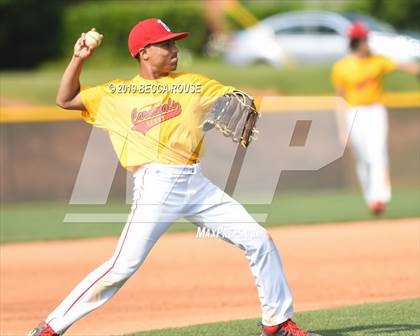 Thumbnail 3 in Phillip O. Berry Academy of Technology vs Olympic (SoMeck 7 4A Conference Baseball Tournament) photogallery.