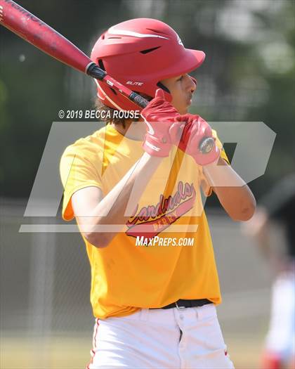 Thumbnail 2 in Phillip O. Berry Academy of Technology vs Olympic (SoMeck 7 4A Conference Baseball Tournament) photogallery.