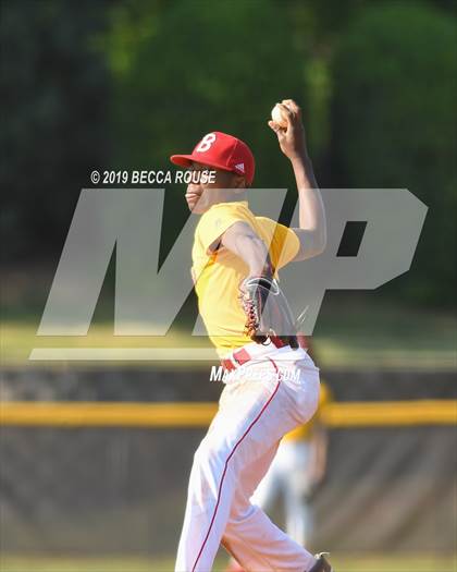 Thumbnail 3 in Phillip O. Berry Academy of Technology vs Olympic (SoMeck 7 4A Conference Baseball Tournament) photogallery.
