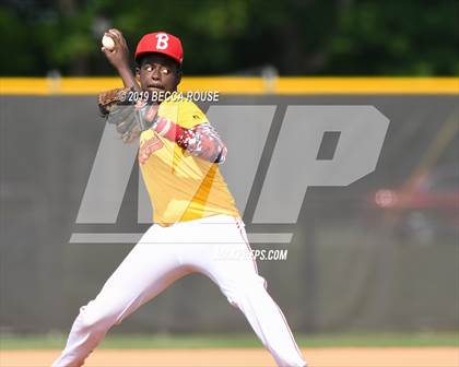 Thumbnail 2 in Phillip O. Berry Academy of Technology vs Olympic (SoMeck 7 4A Conference Baseball Tournament) photogallery.