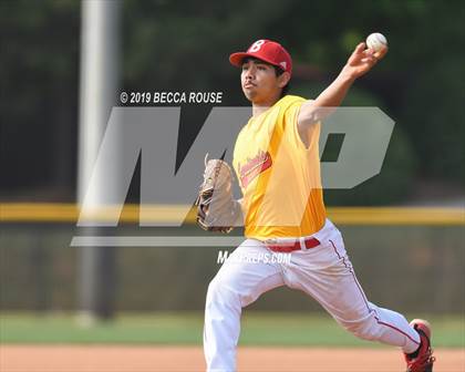 Thumbnail 1 in Phillip O. Berry Academy of Technology vs Olympic (SoMeck 7 4A Conference Baseball Tournament) photogallery.