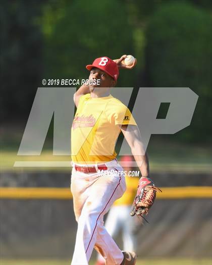 Thumbnail 1 in Phillip O. Berry Academy of Technology vs Olympic (SoMeck 7 4A Conference Baseball Tournament) photogallery.