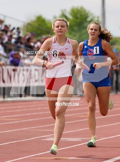 Thumbnail 1 in CHSAA Track & Field 5A Championships (Girls 800m Relay) photogallery.