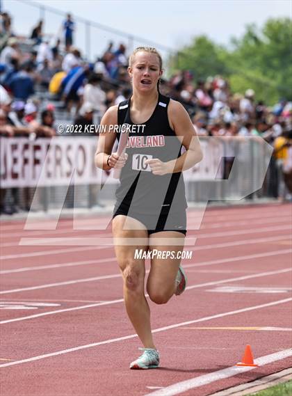 Thumbnail 1 in CHSAA Track & Field 5A Championships (Girls 800m Relay) photogallery.