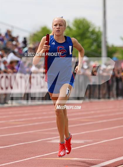Thumbnail 2 in CHSAA Track & Field 5A Championships (Girls 800m Relay) photogallery.