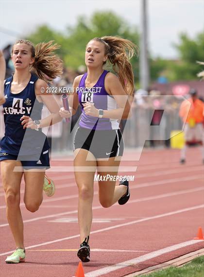 Thumbnail 3 in CHSAA Track & Field 5A Championships (Girls 800m Relay) photogallery.