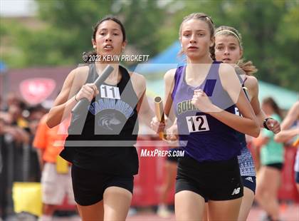 Thumbnail 1 in CHSAA Track & Field 5A Championships (Girls 800m Relay) photogallery.