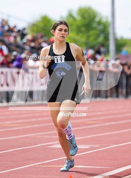 Thumbnail 1 in CHSAA Track & Field 5A Championships (Girls 800m Relay) photogallery.