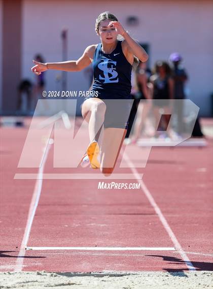 Thumbnail 2 in Rancho Cucamonga @ St. Lucy's Senior Day (Field Events) photogallery.