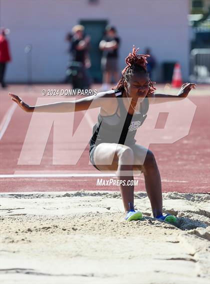 Thumbnail 2 in Rancho Cucamonga @ St. Lucy's Senior Day (Field Events) photogallery.