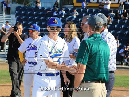 Thumbnail 1 in Hoover vs. San Diego Jewish Academy (CIF SDS D5 Final) photogallery.