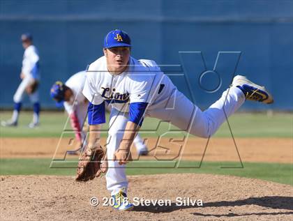 Thumbnail 2 in Hoover vs. San Diego Jewish Academy (CIF SDS D5 Final) photogallery.